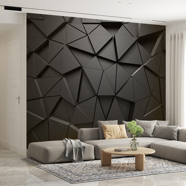 Fototapeta Jednobarevný geometrický abstraktní vzor