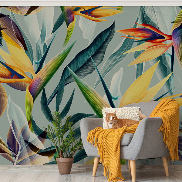 Fototapeta Fototapeta Umělecký design Birds of Paradise (SKU: u73960)