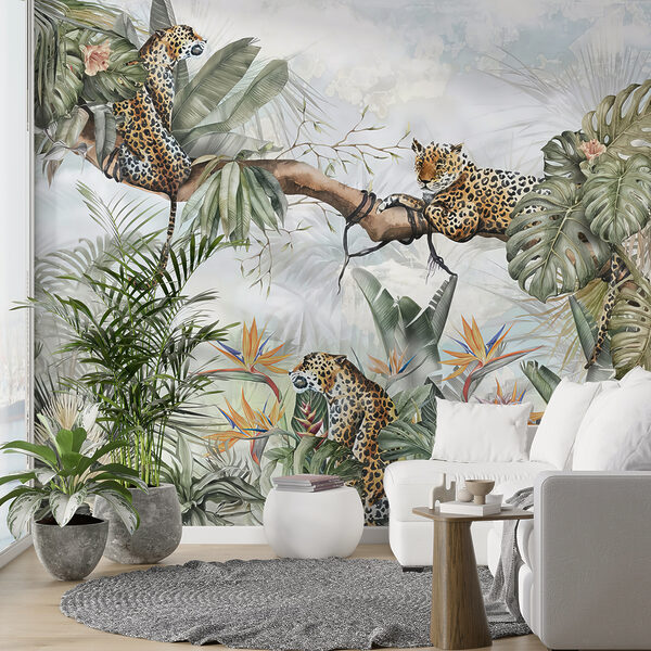 Fototapeta Fototapeta Malba leopardí kůže (SKU: u95709)