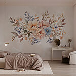 Fototapeta Kytice květin na bílém pozadí