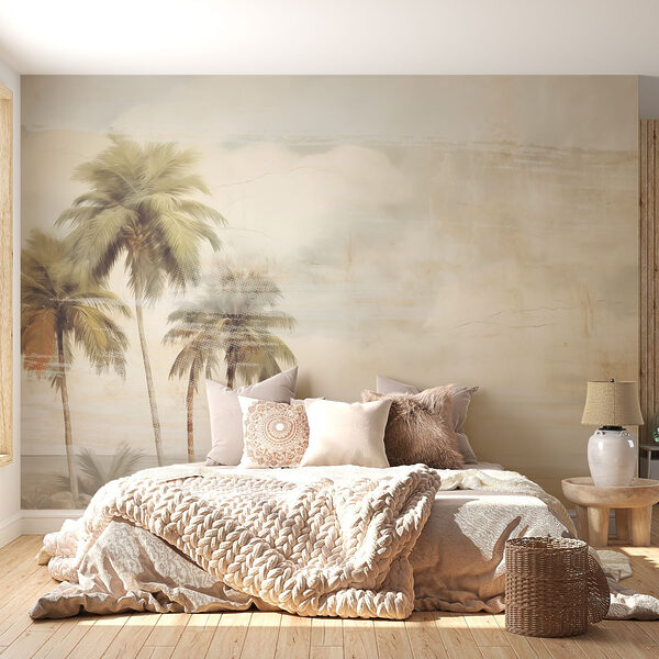 Fototapeta Palmy u vodní plochy