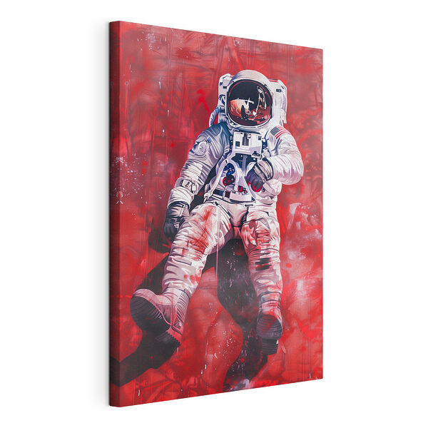 Obraz Obraz Astronaut vznášející se v zářivém vesmíru (SKU: s36676)