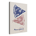 Obraz Kresba kousku pizzy