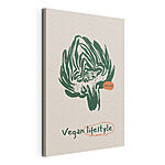 Obraz Ilustrace artyčoku pro veganský životní styl