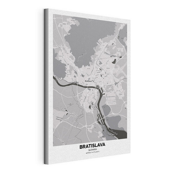 Obraz Obraz Mapa města (SKU: s37859)