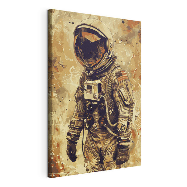 Obraz Obraz Astronaut v živém uměleckém ztvárnění (SKU: s38313)
