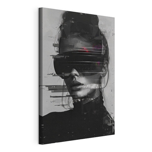 Obraz Futuristická vize skrze virtuální čočky (SKU: s38875) Obraz Obraz Futuristická vize skrze virtuální čočky (SKU: s38875)