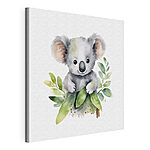 Obraz Koala obklopená zelenými listy