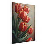 Obraz Skupina červených tulipánů