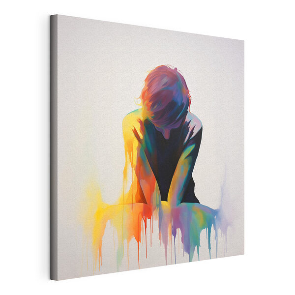 Obraz Člověk se skloněnou hlavou
