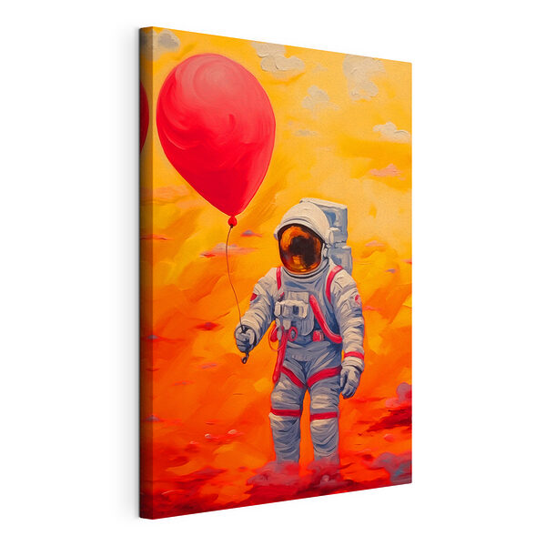 Obraz Kosmonaut držící balón