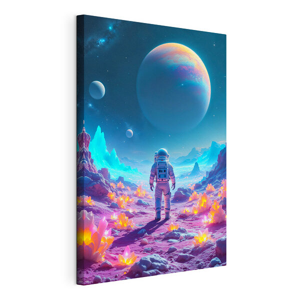 Obraz Obraz Astronaut kráčející po poušti (SKU: s41932)