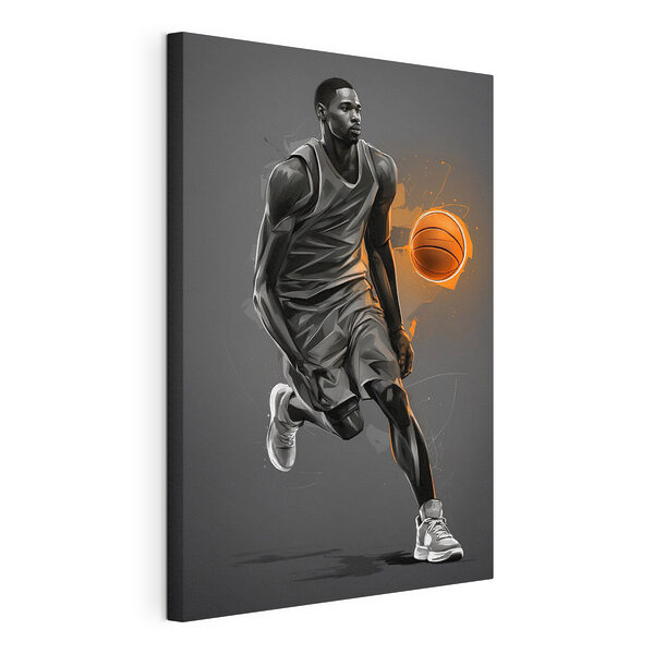 Obraz Basketbalista s míčem